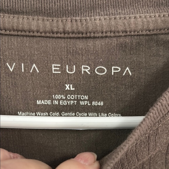 Brown Relaxed Fit Short Sleeve Tee - Picture 2 of 3